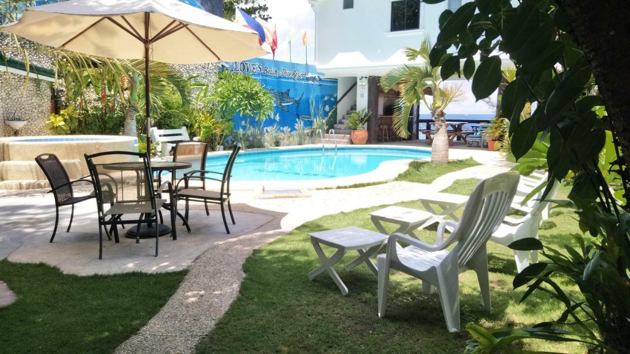 Love'S Beach & Dive Resort モアルボアル エクステリア 写真